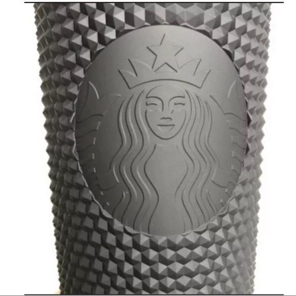 NEW Starbucks 2021 Matte Black Studded Tumbler - Picture 3 of 4